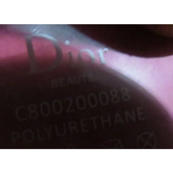 Dior Cosmetic Makeup Beauty Pouch Clutch Hot Pink D Embellished Zipper Charm - Picture 11 of 12